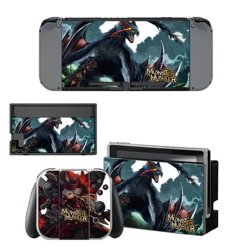 Наклейка на кожу Monster Hunter vinilo для Nintendo doswitch наклейка s skins для Nintendo Switch NS консоль и контроллеры Joy-Con - Цвет: YSNS0470