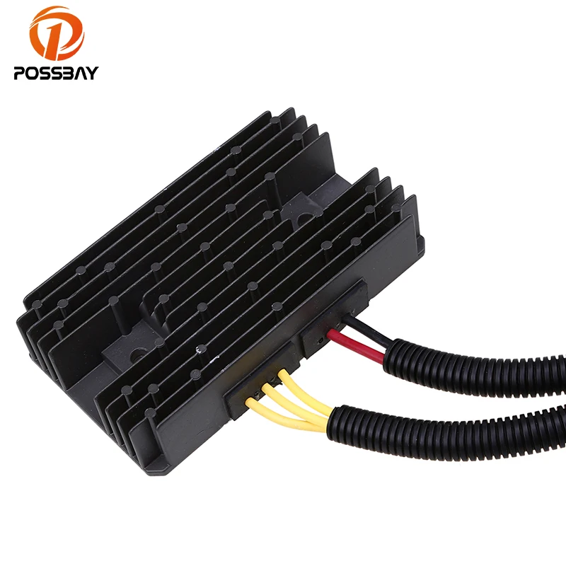 

POSSBAY Motorcycle Metal Voltage Rectifier Regulator for Polaris RZR 900 XP 2011 2012 Aluminum Motorbike Voltage Regulator