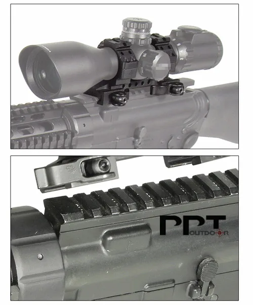 PPT 30 мм алюминиевое двойное кольцо прицела быстросъемное крепление для Пикатинни Вивер крепление PP22-0238