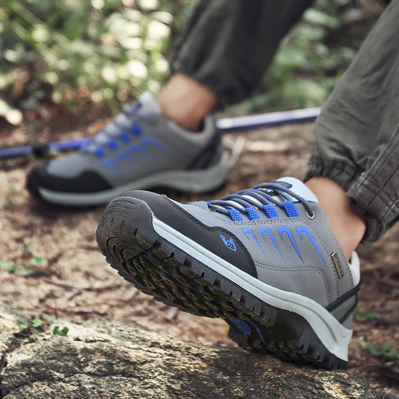 Waterproof Hiking Shoes Women Sneakers Men Trekking Shoes Mountain Climbing sapatillas hombre Hunting Boots Anti-Slip Sneaker 