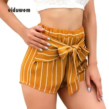 2018 New Brief Mid Waist Womens Cute Summer Shorts Fashion Ruched Casual Shorts Female Tie Belt Striped Wide Leg Shorts 2018 New Brief Mid Waist Womens Cute Summer Shorts Fashion Ruched Casual Shorts Female Tie Belt Striped Wide Leg Shorts