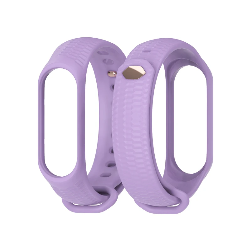 Mijobs Mi Band 4 Strap Aurora Wrist Strap for Xiaomi Miband 3 Bracelet correa Mi band 4 NFC Wristban Global Watch Accessories - Цвет: Purple