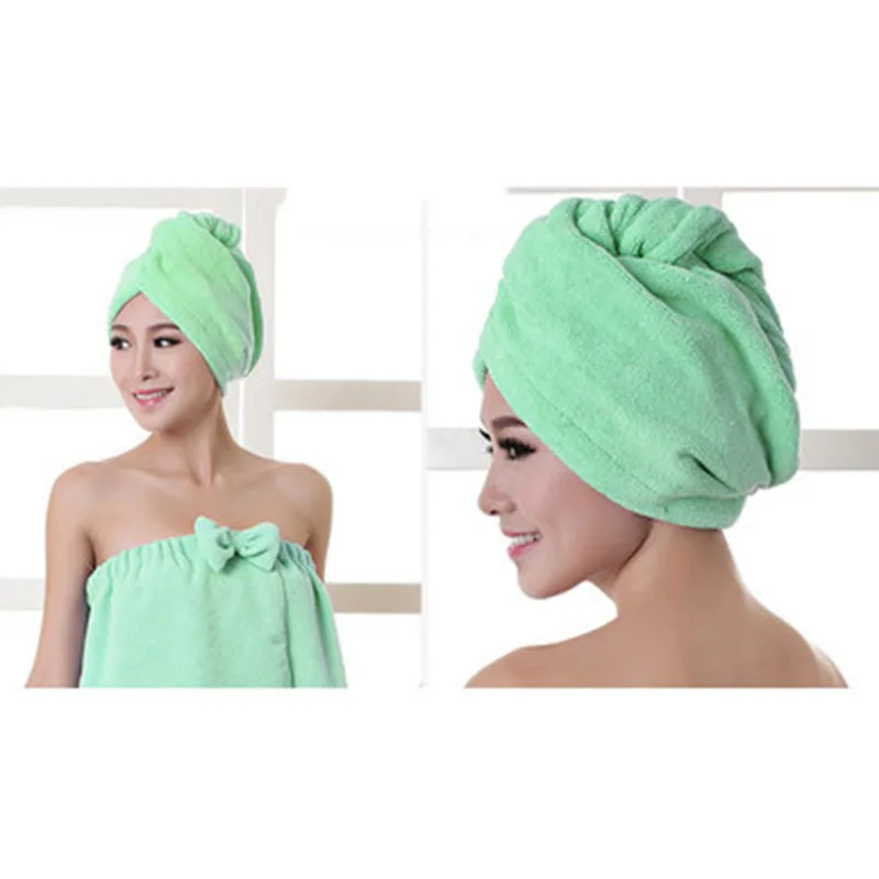 Женская ванная комната супер абсорбирующее быстросохнущее из микрофибры легко использовать Горячая банное полотенце для волос сухая шапочка банное турецкое полотенце