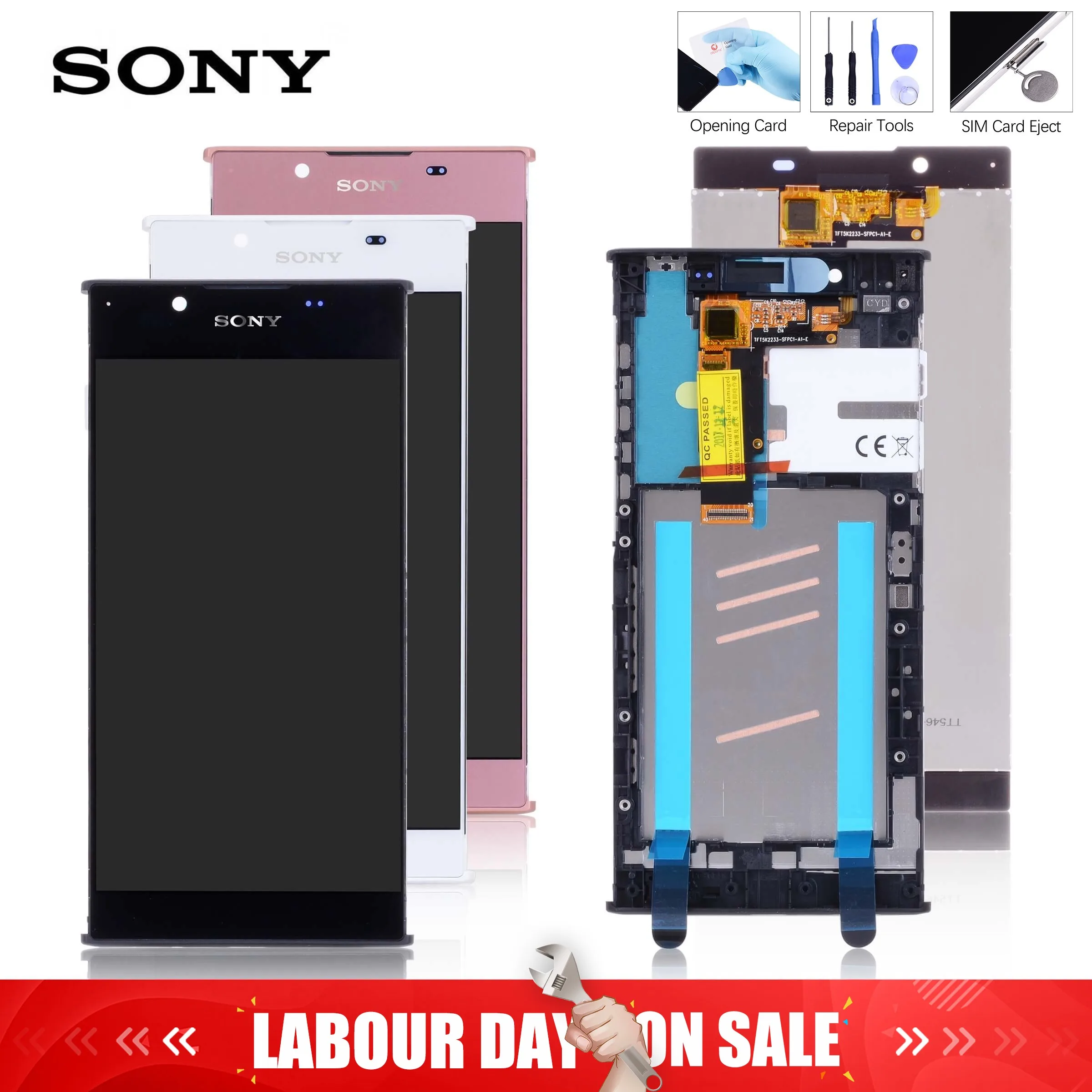 

Original 5.5'' Display For SONY Xperia L1 LCD Display G3312 Touch Screen for Sony L1 LCD Digitizer with Frame