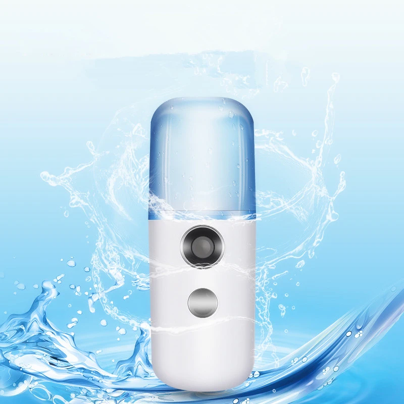 New Mini Portable Nano Mist Spray Facial Steamer Usb Hydrating Water