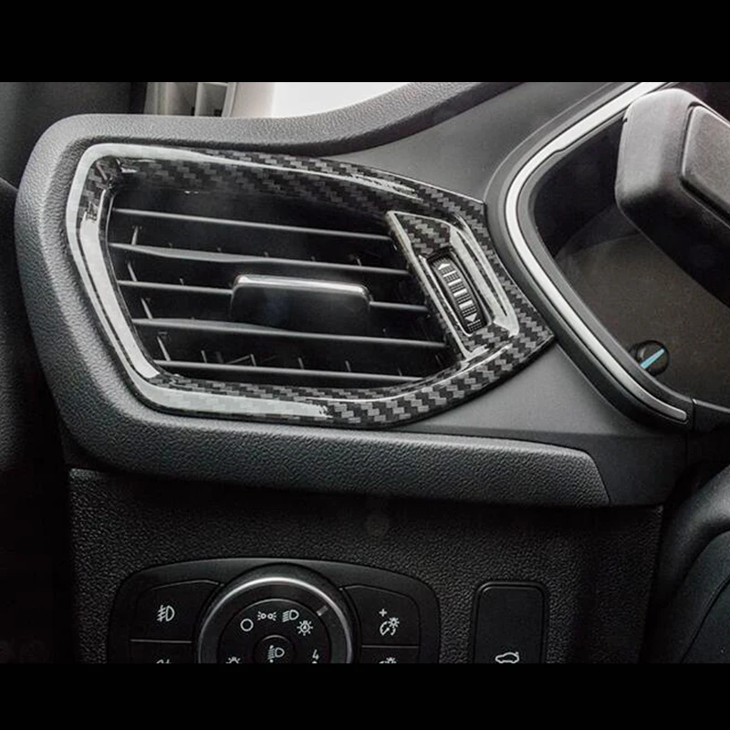 Для Ford Focus 2019 ABS углеродное волокно интерьер автомобильный Кондиционер воздушный