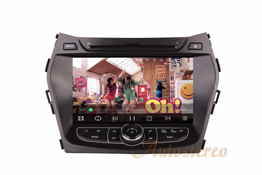Cheap New Android7.1 Car CD DVD Player AutoStereo Unit GPS Navigation For Hyundai IX45 Santa Fe 2012+ Multimedia Stereo Auto Headunit 5