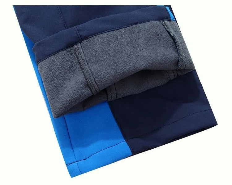 RAY GRACE зима для мужчин походные уличные штаны Softshell флисовые брюки непромокаемые ветрозащитный термальность для рыбалка кемпинг