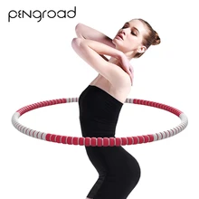 Женский спортивный обруч, разборный Гимнастический обруч для фитнеса, для девушек, для тренировки талии, брюшной полости, массажный обруч, оборудование для фитнеса в помещении