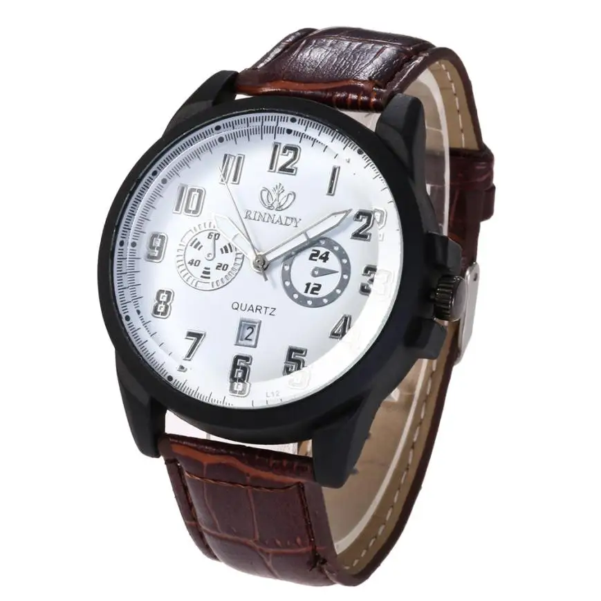 

Women Fashion Leather Band Analog Quartz Round Wrist Watch Watches mens watches chronograph wristwatch mens automatic luxury