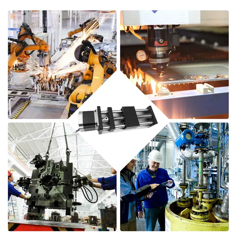 Ball Screw Linear Rail Guide Long Stroke 600mm With GGP Ball Screw 1610 Stepper Motor CNC Slide Module Work Milling Machining  (9)