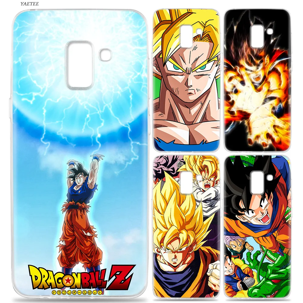 

YAETEE Dragon Ball Super Z Kid Goku Case for Samsung Galaxy J6 S9 S8 J8 J4 A6 A8 Plus J2 J3 J5 S7 S6 Edge 2018 2017 Note 9 8 Cor