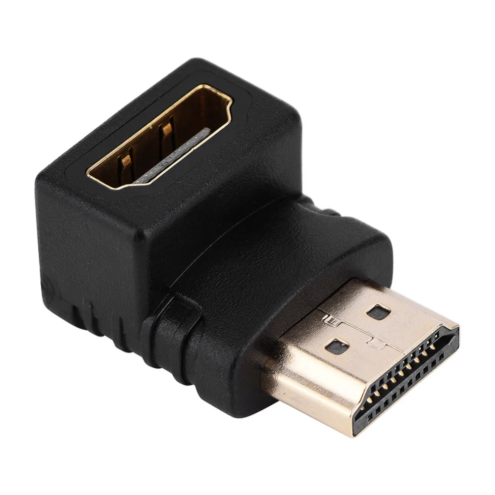 VBESTLIFE HDMI Мужской к HDMI Женский Кабель адаптер, преобразователь, удлинитель 270/90 градусов для 1080P HDTV HDMI адаптер