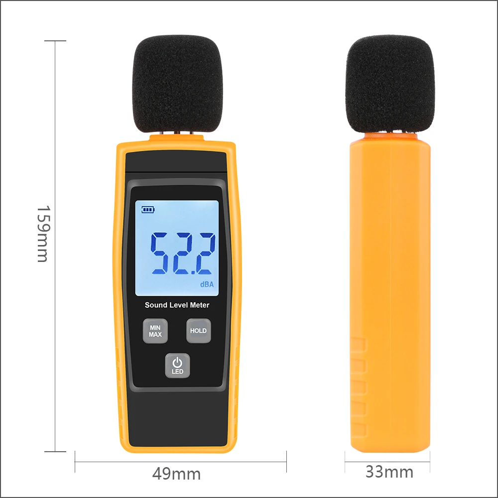 RZ шумомеры цифровой измеритель уровня звука Sonometros измеритель уровня шума аудио 30-130 дБ децибелы GM1359 мини звукомер индикатор уровня звука
