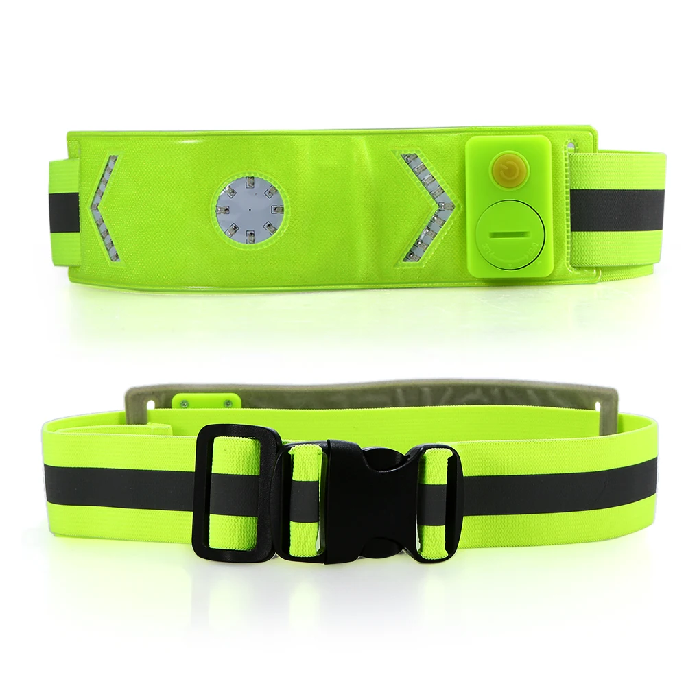Outdoor 2.4G Wireless Remote Controlled LED Reflective Belt with Turn