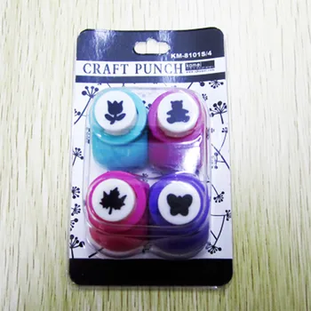 

4PCS Hole Punch set paper craft puncher cortador de papel de scrapbook paper cutter Child DIY tool furador de eva sacabocados