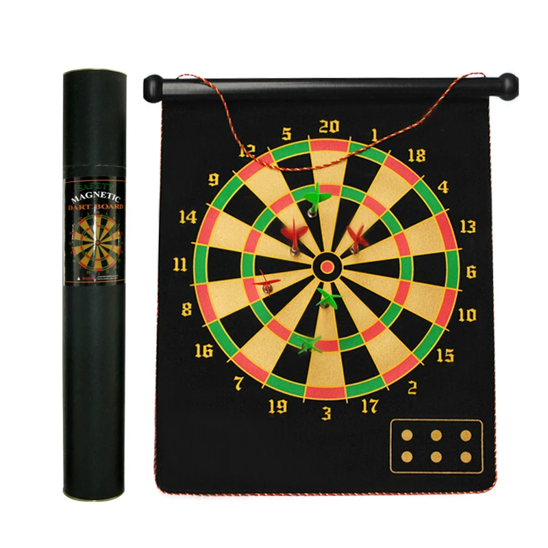 

12 15 17Inch Double-sided Magnet Dartboard with Darts Set Children Party Games Kids Toys Dart Board Indoor Sport Toy Family Game