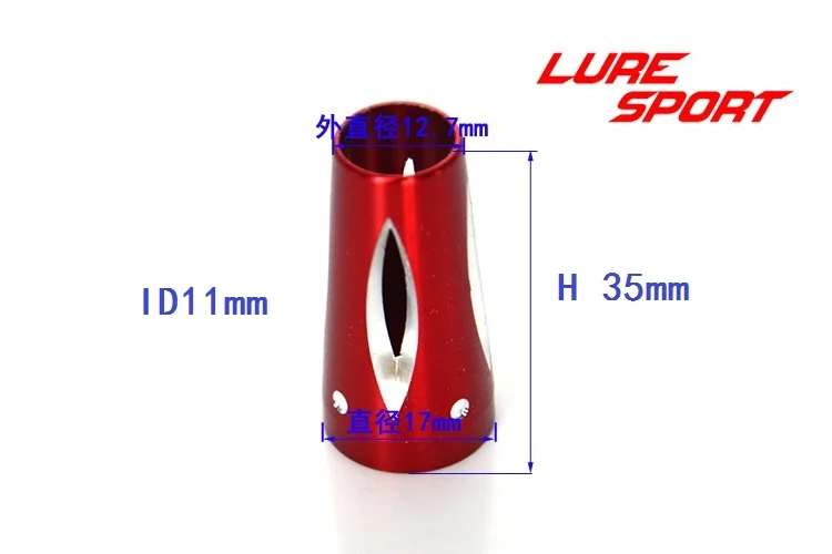 LURESPORT 2 шт. красная краска 16 ACS катушка сиденье алюминиевая крышка гайка-стержень строительный компонент катушка ремонт сиденья Стержень DIY аксессуар