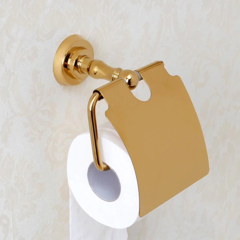 Buy New Wall Mounted luxury Solid Brass gold Toilet