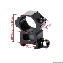 Тактический охотничий 2шт 25,4 мм " высокопрофильный лазерный прицел кольца 21 мм Пикатинни Вивер рельс крепление