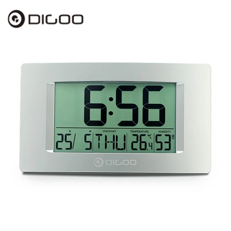 

Digoo DG-GC1 GC1 8.7" Large LCD Screen Indoor Thermometer Hygrometer Weather Station Digital Clock Wall Clock
