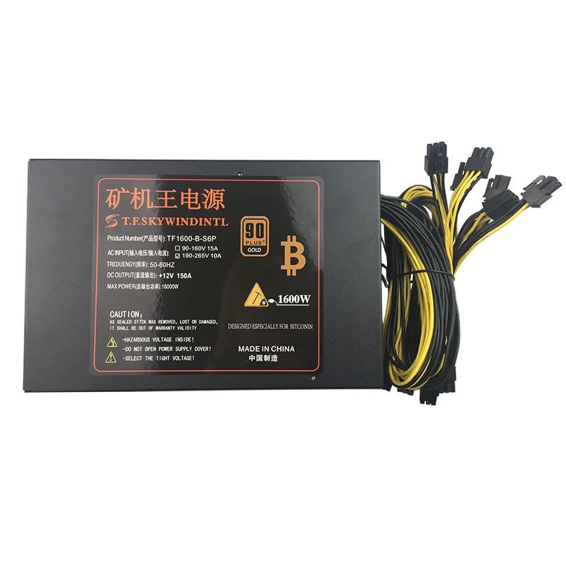 T.F.SKYWINDINTL 1600W Eth Coin Apw3 12*6PIN PSU Ethereum Coin For Power Supply 1600W Ethereum Mining Antminer d3 S7 Bitcoin T.F.SKYWINDINTL 1600W Eth Coin Apw3 12*6PIN PSU Ethereum Coin For Power Supply 1600W Ethereum Mining Antminer d3 S7 Bitcoin