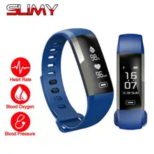 Умный Браслет Slimy M2, измеритель пульса, артериального давления, кислородный монитор, умный Браслет, напоминание о звонках, SMS, браслет, водонепроницаемый, PK Miband Y5