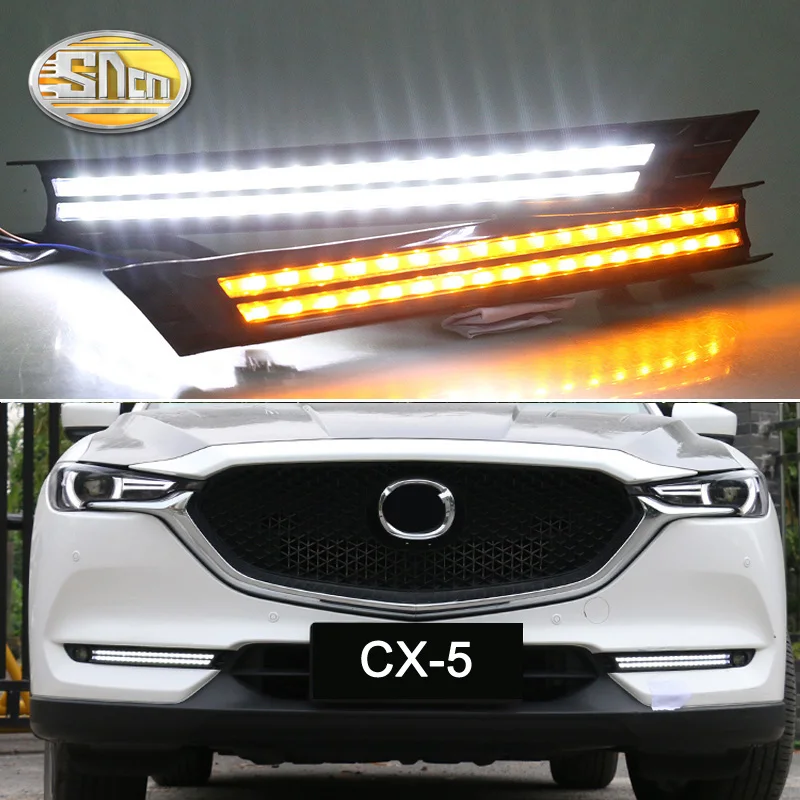 For Mazda CX 5 CX5 2017 2018 Dynamic Turn Signal Relay Waterproof Car DRL 12V LED