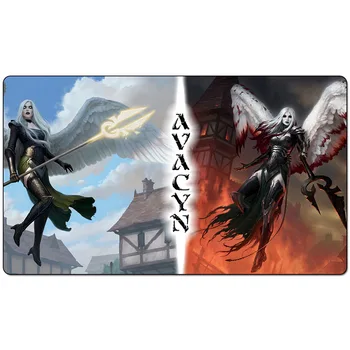 

Magic trading card game Playmat: Archangel Avacyn dual side art playmat for trading card game 60cm x 35cm (24" x 14") Size