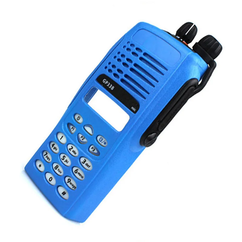 Blue Complete Radio Service Parts Front Case Housing Cover Refurb Kit for Motorola GP338 GP380 PTX760 Walike Talkie | Мобильные