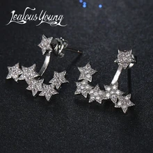 Новинка, модные серьги-гвоздики в виде звезды и морской звезды с AAA+ кубические циркониевые серьги для женщин, серьги-гвоздики, украшения для ушей, серьги AE436