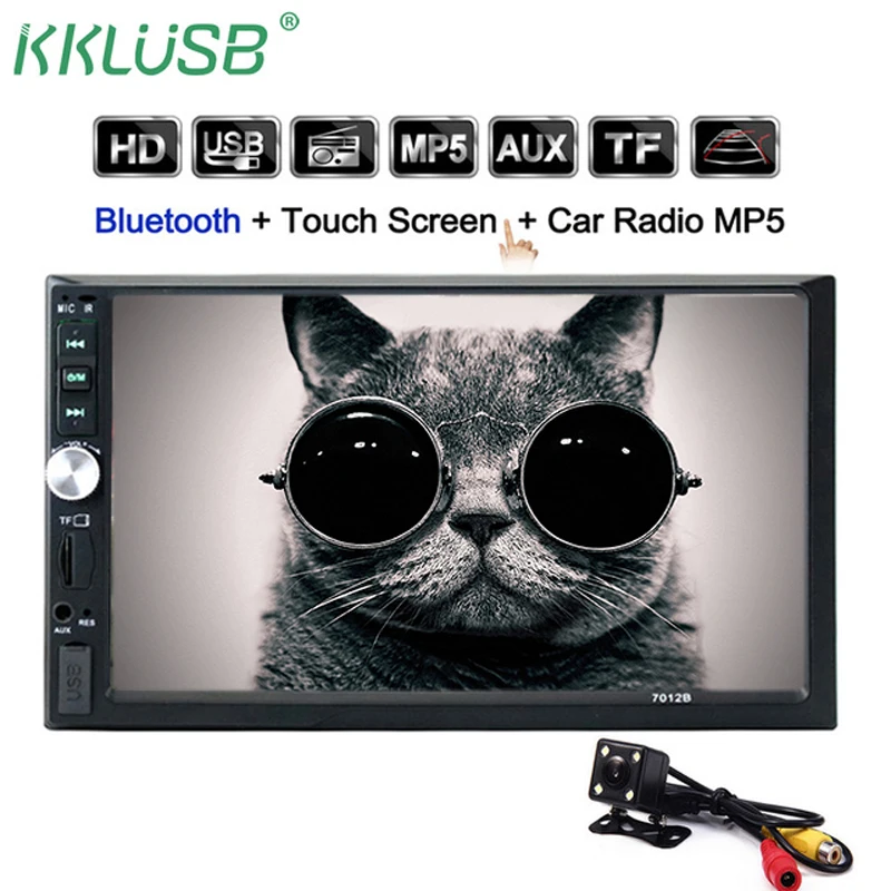 Авторадио автомобильный Радио плеер 2 din 7 ''дюймовый сенсорный экран Bluetooth Авто
