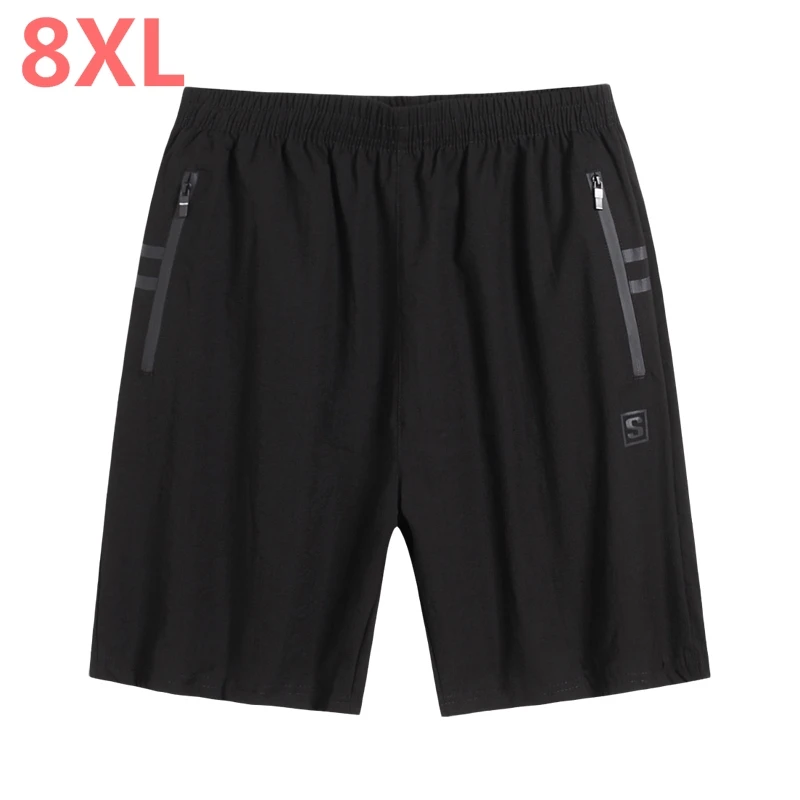 8XL 6XL 5XL повседневные мужские дышащие шорты мужские пляжные шорты с эластичной резинкой на талии мужские s до колена платформа для катания шорты Homme