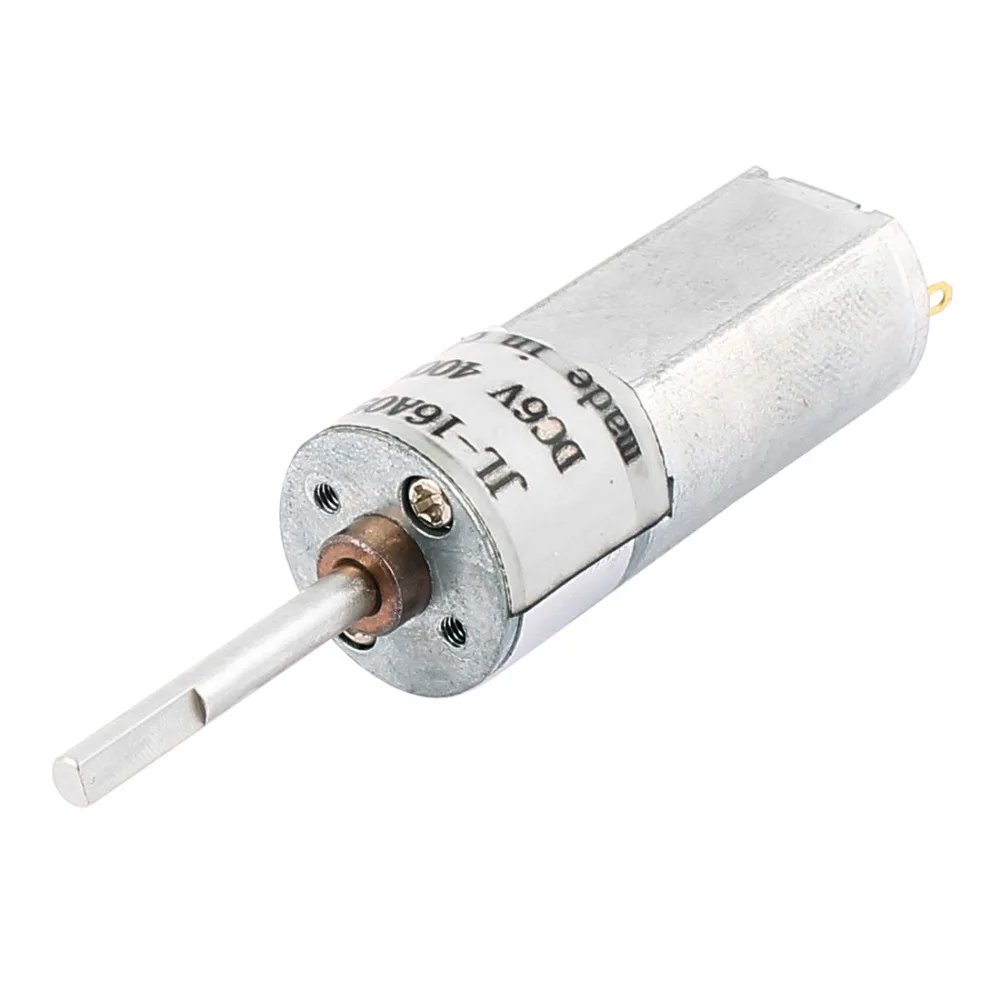 

Uxcell Newest 1Pcs DC 400RPM 6V 3mm x 22mm Shaft Speed Reducer DC Geared Motor JL-16A050