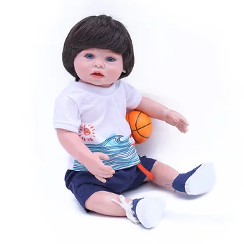 

43cm Full body silicone reborn dolls boy doll reborn babies real bebes reborn menino Juguetes Bonecas brinquedos child toy gift