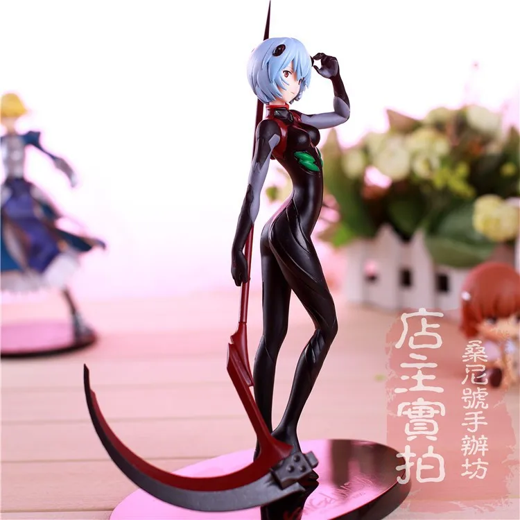 Новое поступление классический аниме Neon Genesis evagelion восстановить из EVA Rei Ayanami пикантные битва косой 8.5 "ПВХ Рисунок Игрушечные лошадки Новый