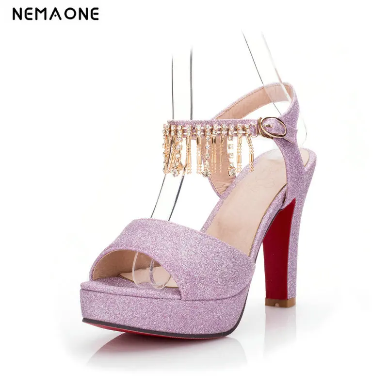 

Big Size 34-43 Summer Fashion Women Sandals Sexy High Heel Gladiator Sandal Platform Gold Silver Party Wedding Shoes Woman