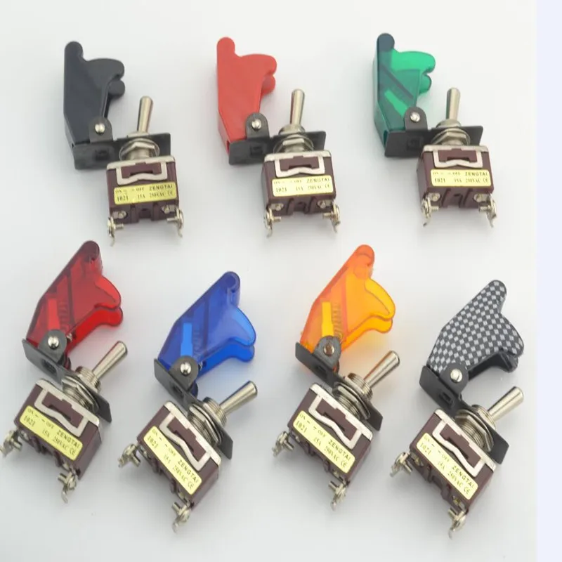 12mm ON OFF Toggle Switch with protection coverin Switches from Lights