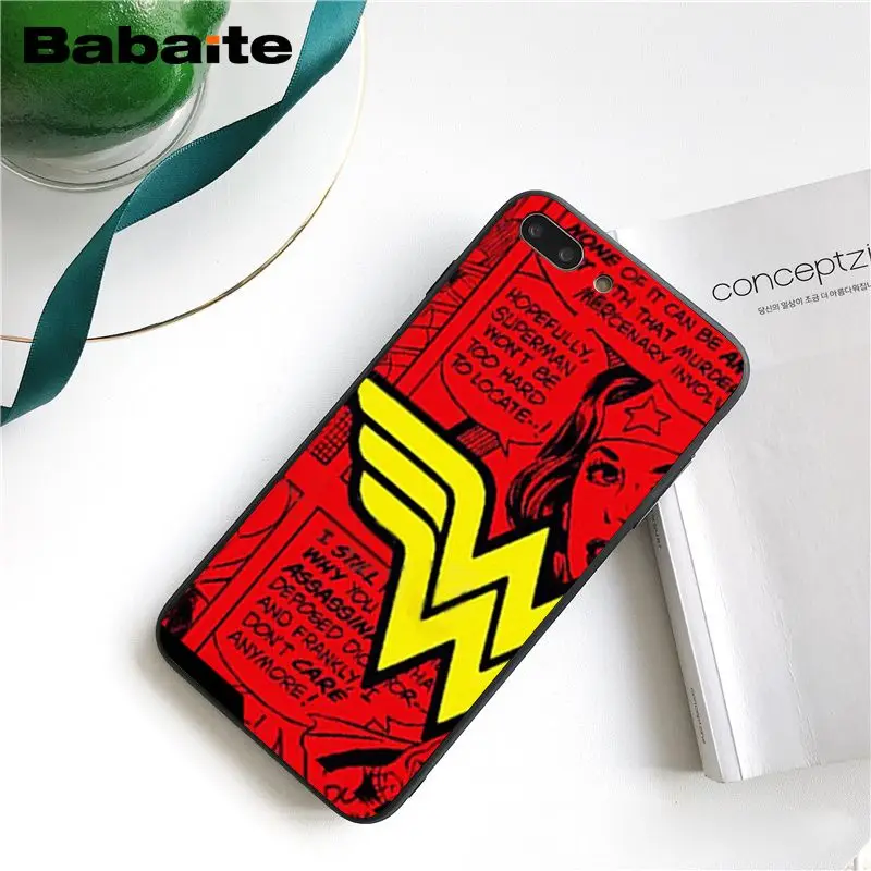 Babaite Wonder Woman Superman Justice League DC Comics Black Phone Case for iPhone 8 7 6 6S Plus X XS MAX 5 5S SE XR 10 Cases Babaite Wonder Woman Superman Justice League DC Comics Black Phone Case for iPhone 8 7 6 6S Plus X XS MAX 5 5S SE XR 10 Cases