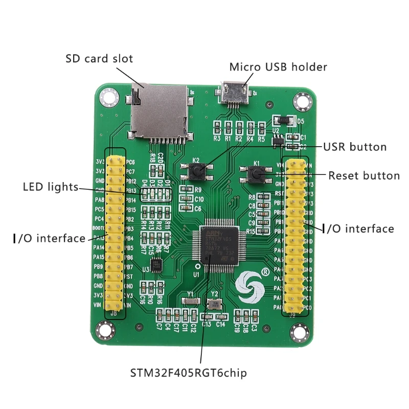 STM32 STM32F405RGT6 STM32F405 USB IO ядро микропитон макетная плата Прямая поставка