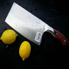 Superior envío libre de la manija de madera de acero Inoxidable cuchillo de hueso chuleta cuchillo cuchillos de Cocina de corte herramienta De Corte de doble propósito