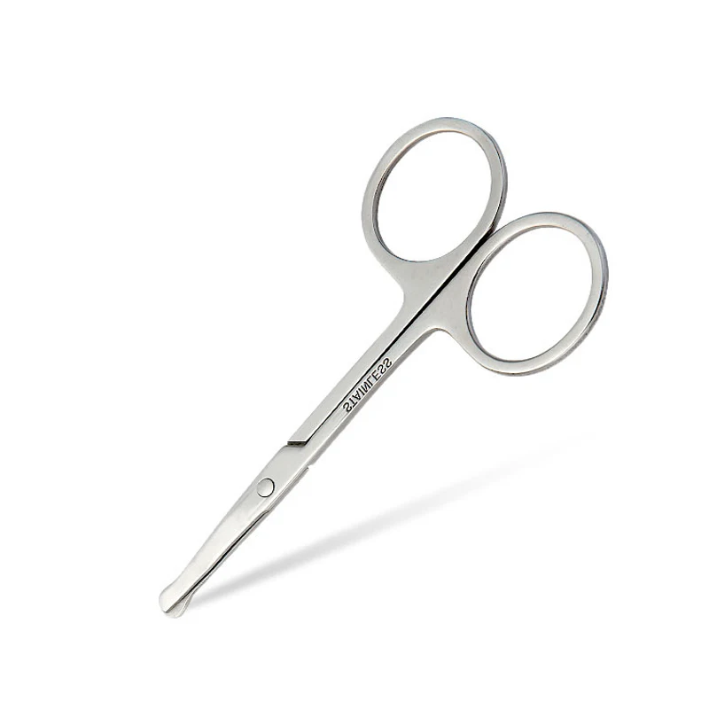 Buy 10Pcs Stainless Steel Eyebrow Trimmer Scissors