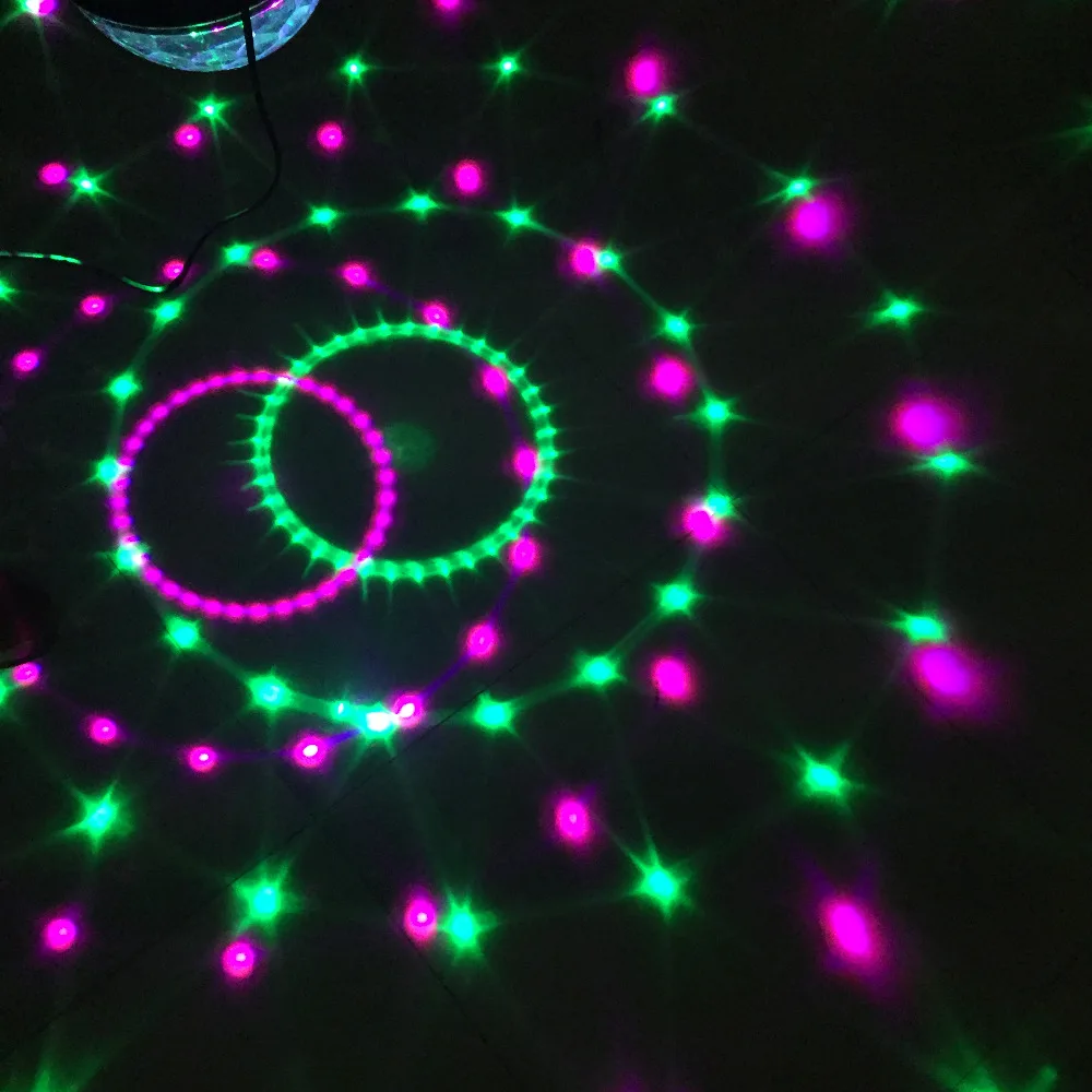  7 Colors DJ Lumiere Disco Ball 3W Sound Activated Laser Projector RGB Stage Lighting effect Lamp Christmas KTV Music Party Light (9)