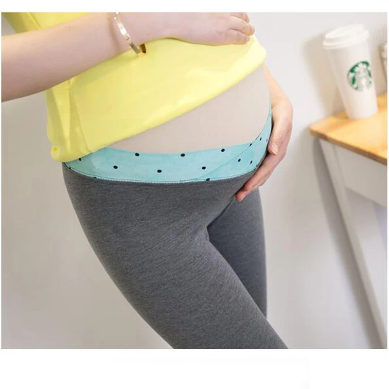 Maternity Women Seven Leggings Summer Cotton Thin Pants Seven Modal Pregnant Leggings 2017 Prop