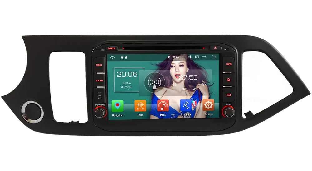 Excellent KLYDE Octa Core PX5 4G Android 8.0 7.1 4GB RAM 32GB ROM Car DVD Player Stereo GPS Navigation For Kia Morning Picanto 2011-2016 0