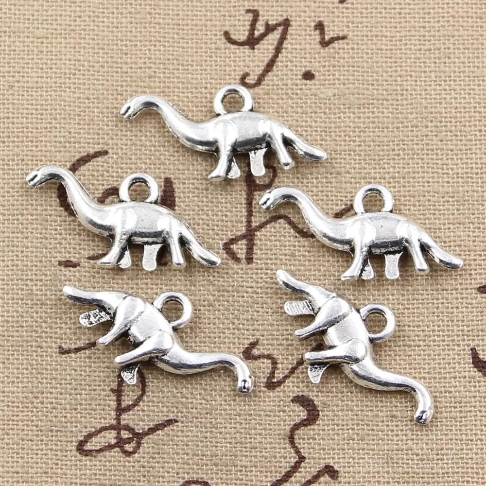8pcs Charms Dinosaur Brontosaurus 27x12mm Antique Making Pendant fit,Vintage Tibetan Bronze Silver color,DIY Handmade Jewelry 8pcs Charms Dinosaur Brontosaurus 27x12mm Antique Making Pendant fit,Vintage Tibetan Bronze Silver color,DIY Handmade Jewelry