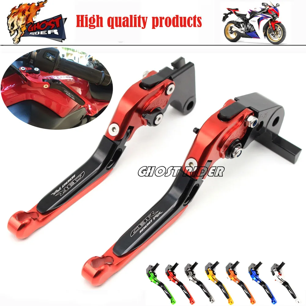 

fits For HONDA CBR 1000RR CBR1000RR 2008-2016 Motorcycle Adjustable Folding Extendable Brake Clutch Levers logo CBR1000 RR