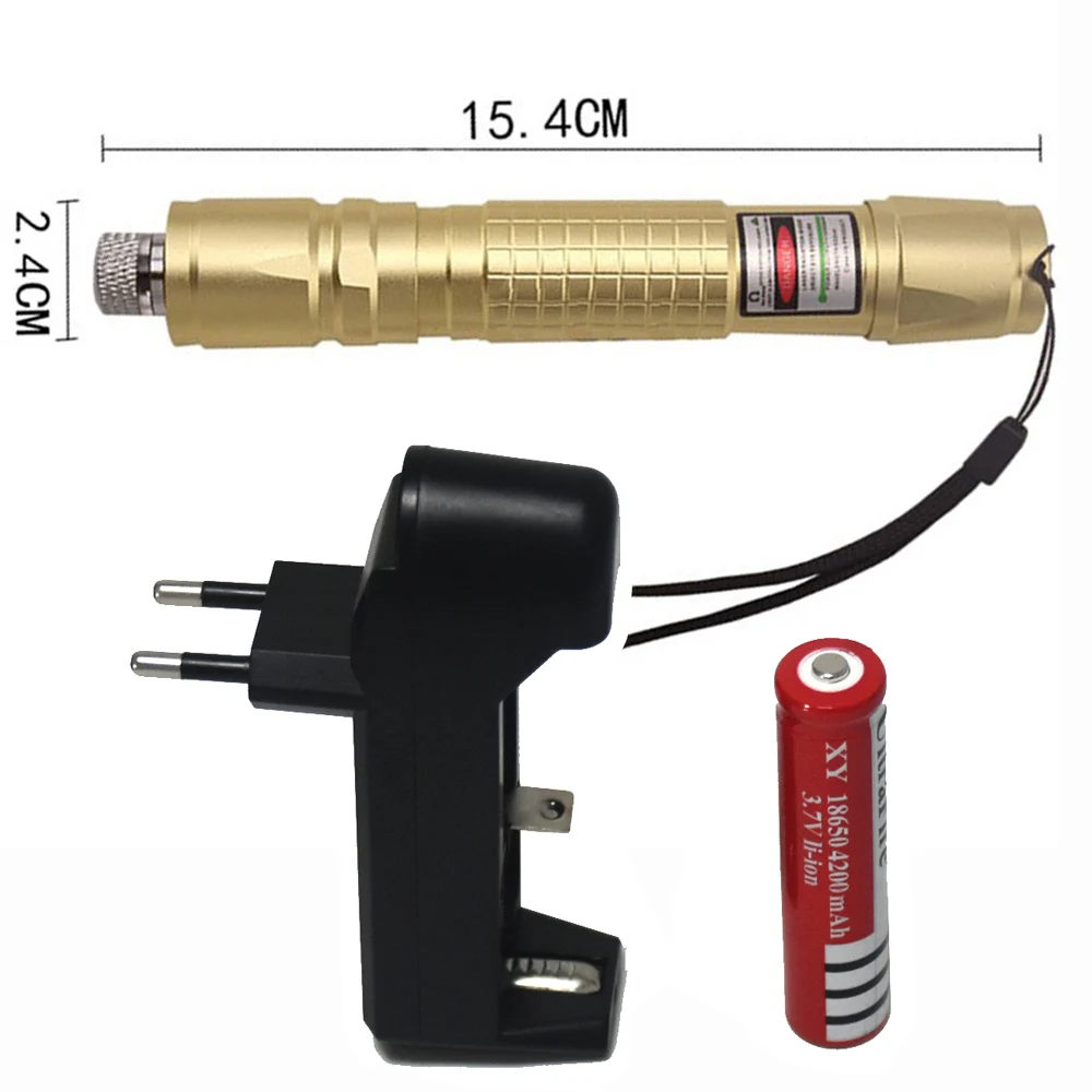 Охота зеленый лазерная указка 532 нм 10000 м повесить типа Lazer Ручка длиной расстояние лазеры прицел+ ЕС Зарядное устройство+ 18650 Батарея