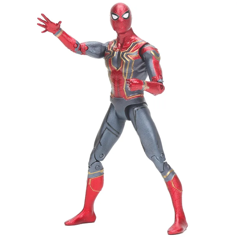 

15cm Marvel the avengers Endgame Infinity War Iron Spider Man Amazing spiderman movable Action Figure model toy for kids gift