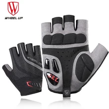 WHEEL UP Half Finger Cycling GEL Gloves Breathable Anti-shock Sports Gloves MTB Mountain Cycling Bike Bicycle Glove wheel up half finger cycling gloves gel bicycle bike racing sport mountain cycling glove breathable mtb road bike cycling gloves